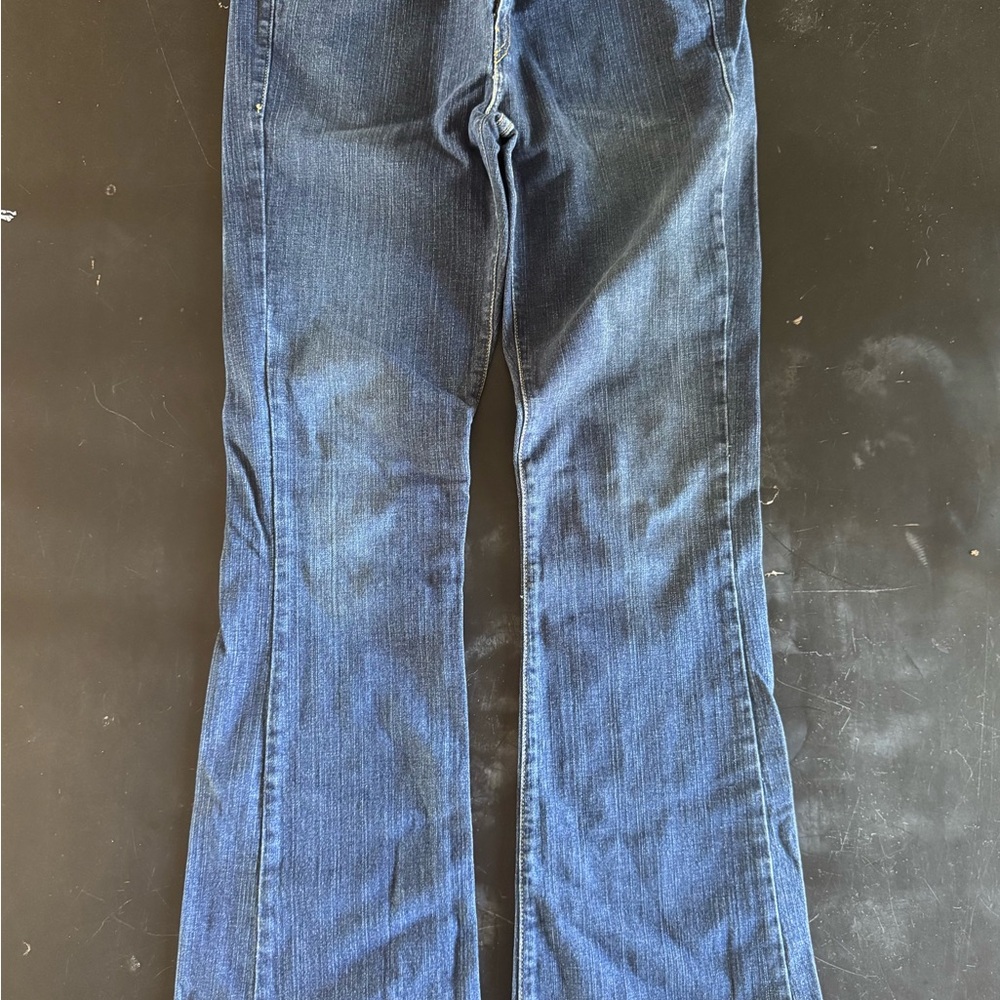 Levi's Blue Flare Wide Leg Jeans